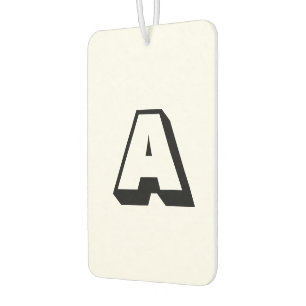 Ambientador Personalizar, personalizar alfabeto monograma inic