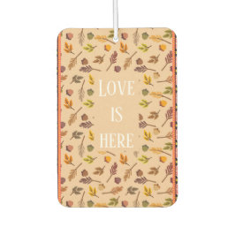 Ambientador Personalized cozy kraft autumn background nature