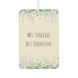 Ambientador Personalized Daisy Teacher Thank You