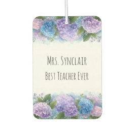 Ambientador Personalized Hydrangea Teacher Thank You