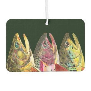 Ambientador Pesca de tres truchas grasas
