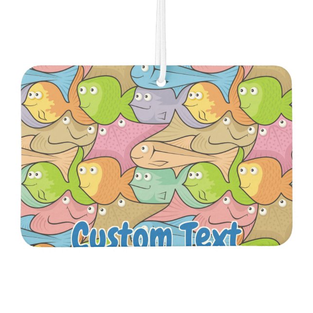 Ambientador Pescado personalizado aire fresco (Anverso)