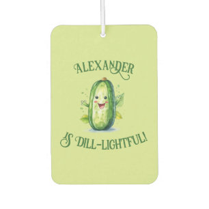 Ambientador Pickle de Personalizado verde lindo