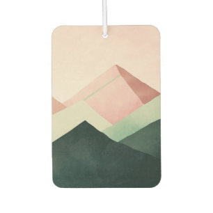 Ambientador Pico Pastel – Paisaje Geométrico de Montaña #1