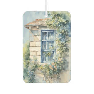 Ambientador Piedra de pared de ventana azul Cabaña Vides