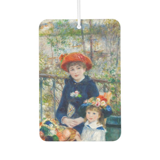 Ambientador Pierre-Auguste Renoir - Dos hermanas en la terraza (Anverso)