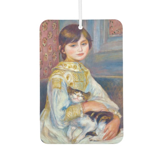 Ambientador Pierre-Auguste Renoir - Niño con gato (Anverso)