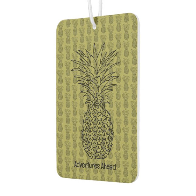 Ambientador Pineapple on Green Background Pattern (Izquierda)