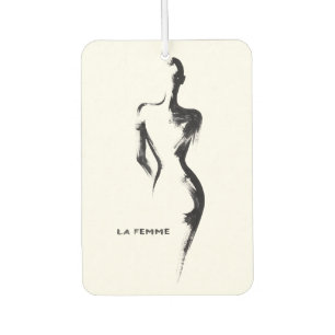 Ambientador Pintura simple gouache La Femme 01 cartel