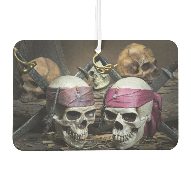 Ambientador Pirate Skulls coche Air Fresner (Anverso)