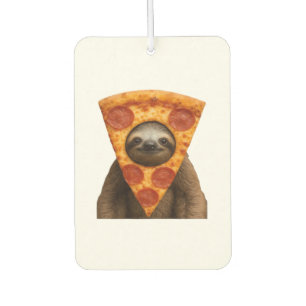 Ambientador Pizza de perezoso divertida broma extraña meme lin