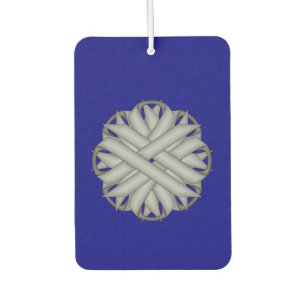 Ambientador Plantilla de cinta de flor gris/gris