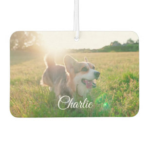 Ambientador Plantilla de foto de mascota personalizable y text