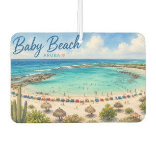 Ambientador Playa Baby Aruba Recuerdo de viaje al Caribe