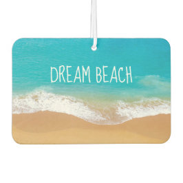 Ambientador Playa con agua azul turquesa