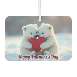 Ambientador Polar Bear Cubs Valentine Air Freshener