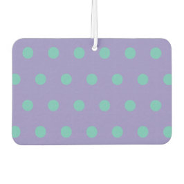 Ambientador Polka Dot Car Air Freshener (Lavender & Aqua)