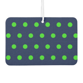 Ambientador Polka Dot Car Air Freshener (verde azul y lima)