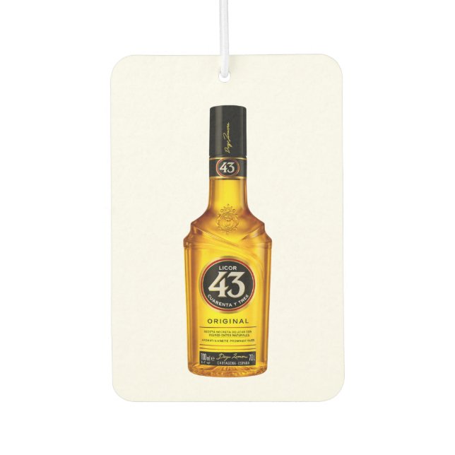 Ambientador Popular Liquor Bottle Brands (Anverso)