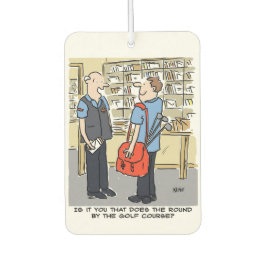 Ambientador Postman Cerca Del Campo De Golf