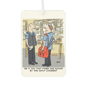 Ambientador Postman Cerca Del Campo De Golf