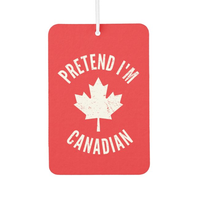 Ambientador Pretende que soy el Día de Canadá Halloween canadi (Anverso)