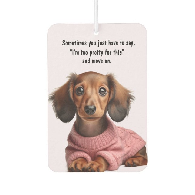 Ambientador Pretty Dachshund (Anverso)