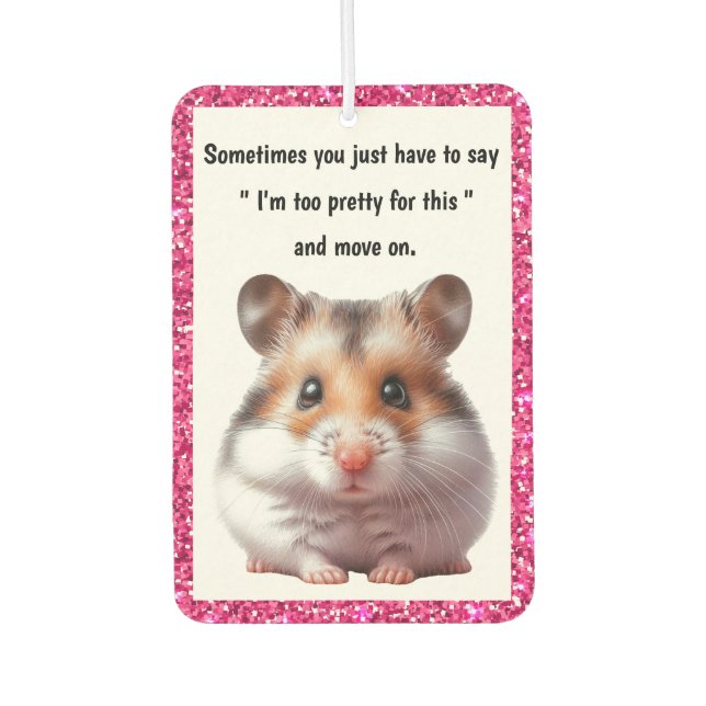 Ambientador Pretty Hamster (Anverso)