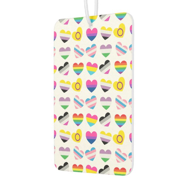 Ambientador Pride Hearts Car Freshener (Izquierda)