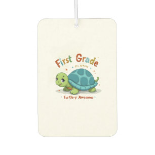 Ambientador Primera clase de tortuga y asombroso primer grado 