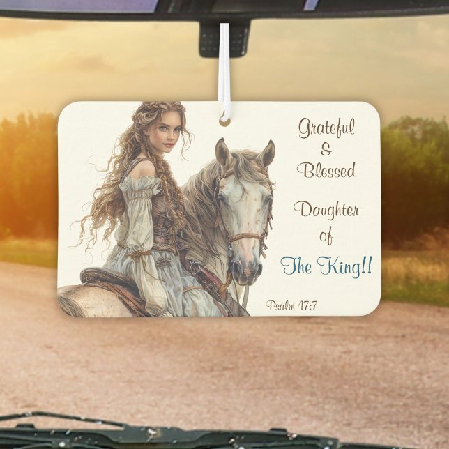 Ambientador Princesa Cristiana sobre el aire fresco a caballo (Subido por el creador)