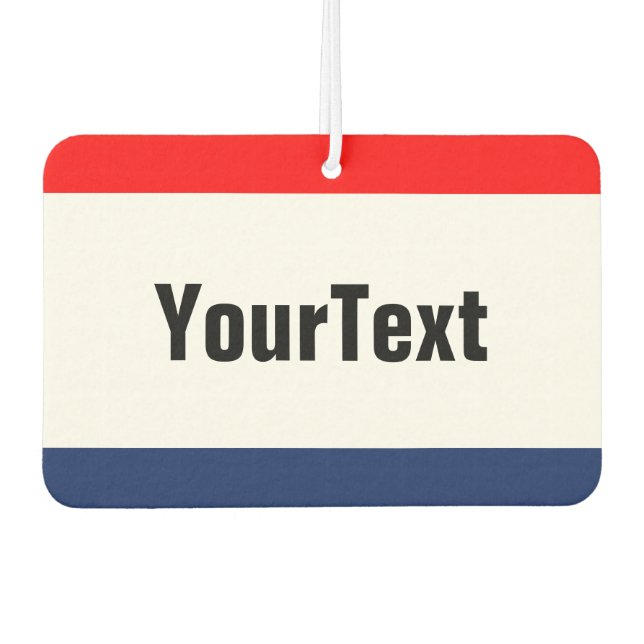 Ambientador Promo Signage del distribuidor de coches Personalí (Anverso)