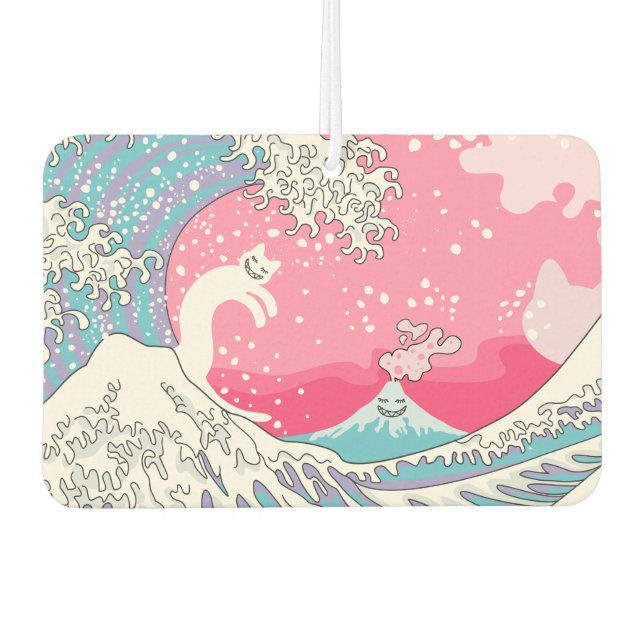Ambientador Psicodelic Bubblegum Kunagawa Surfer Cat (Anverso)