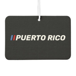 Ambientador Puerto Rico Negro | Boricua Rojo y Azul de Acento