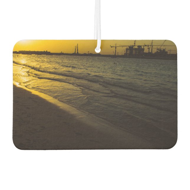 Ambientador Puesta de sol en la playa de Dubai (Anverso)