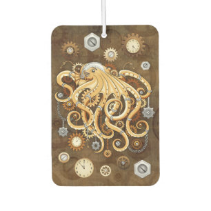 Ambientador Pulpo Steampunk Retro Fantasía Mecánica