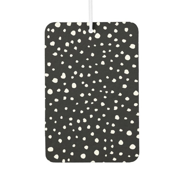 Ambientador Puntos dálmatas, puntos dálmatas, blanco y negro (Anverso)