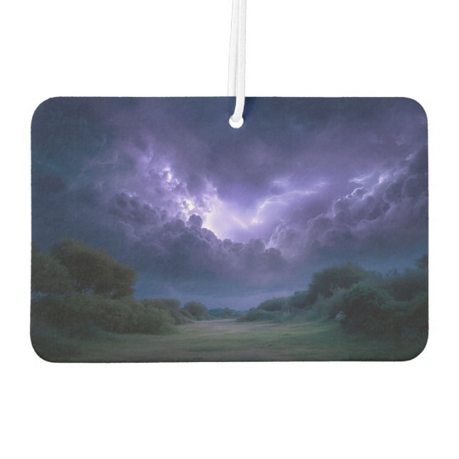 Ambientador purple blue storm landscape art (Reverso)