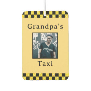 Ambientador Purpurinas de fotos de taxis personalizados