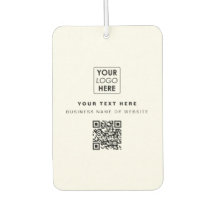 QR Code Business Logo Moderno Blanco