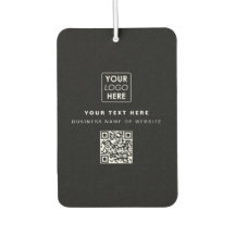 QR Code Business Logo Moderno Negra