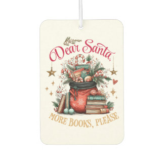 Ambientador Querido Santa, Más Libros Por Favor