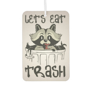 Ambientador Raccoon Lover Raccoon Comamos Basura