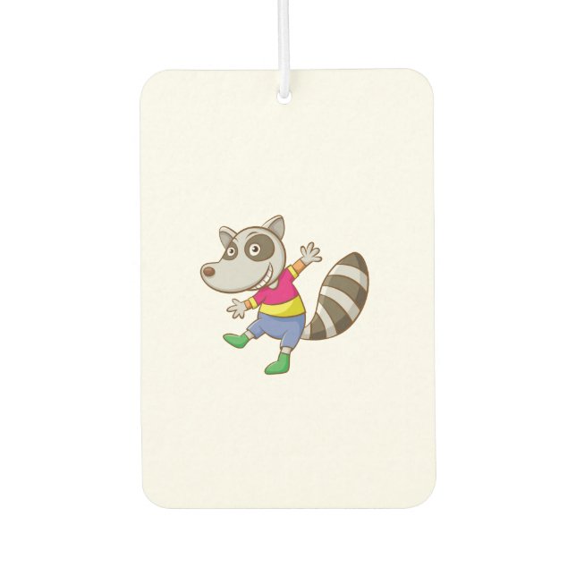 Ambientador Raccoon personalizado (Anverso)