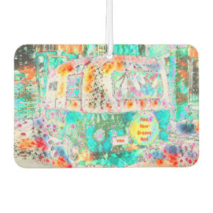 Ambientador Ranura Hippie De Camper Retro Y Pop De Vibe