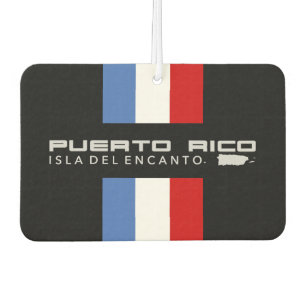 Ambientador Rayas deportivas de Puerto Rico Mapa de la isla