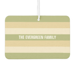 Ambientador Rayas Patrón personalizado aire fresco del coche