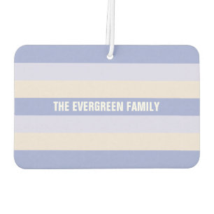 Ambientador Rayas Patrón personalizado aire fresco del coche