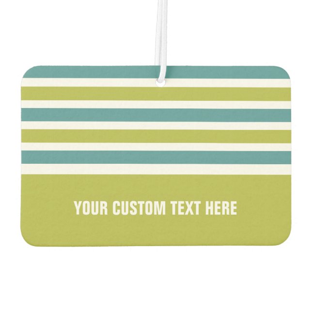 Ambientador Rayas Patrón personalizado aire fresco del coche (Reverso)