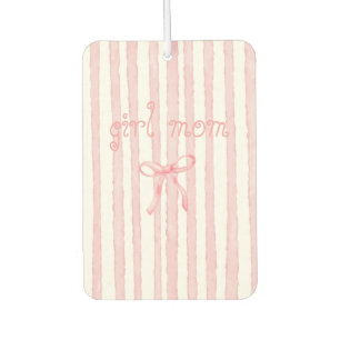 Ambientador Rayas Rosas Personalizadas Coquette Texto Personal
